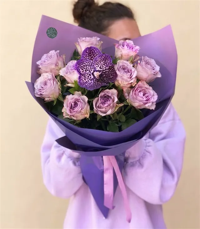 Chloe Lila Gül Buketi — görünüm 3