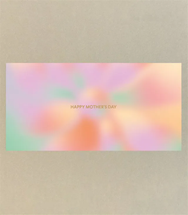 Happy Mother's Day Not Kartı Renkli
