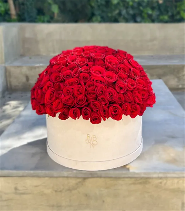 Kutuda 201 Kırmızı Gül Aranjmanı Royal Deluxe — görünüm 4