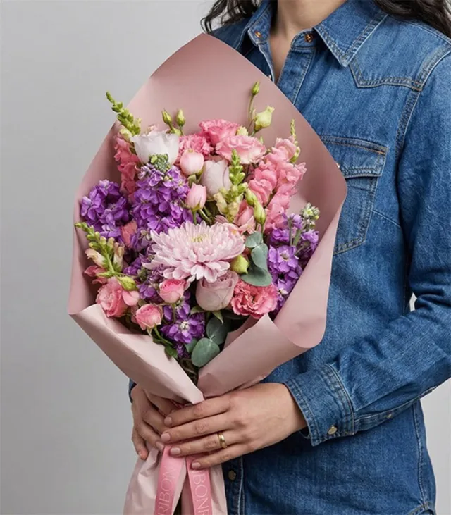Carla Lila Pembe Mini Buket — görünüm 4