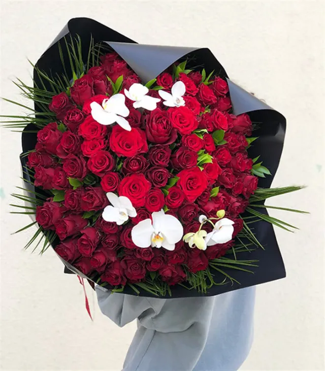 101 Kırmızı Gül Buketi Royal Deluxe — görünüm 4