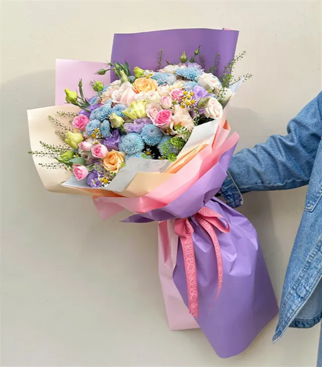 Rhapsody Deluxe Pastel Çiçekler Buketi — görünüm 3