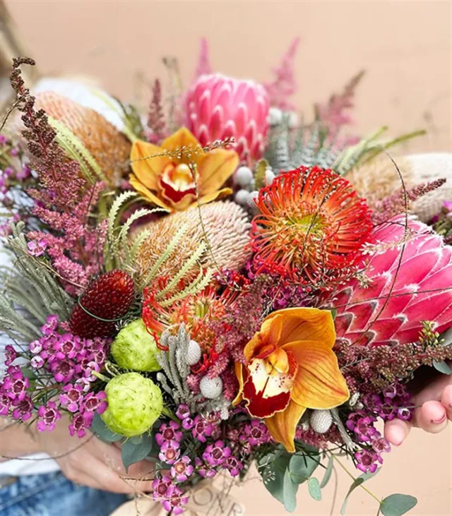 Pretty Woman Protea Banksia Lucas Tropical Buket Limited Edition — görünüm 4