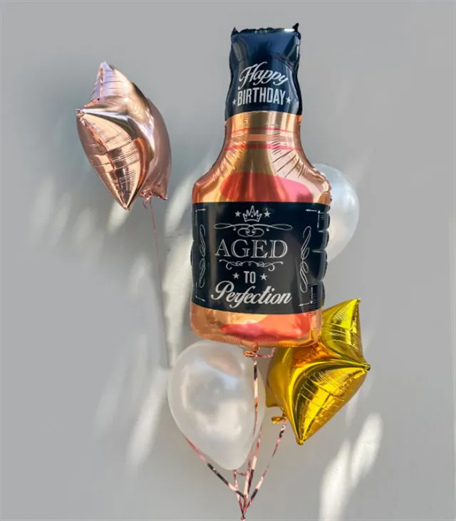 Whisky Happy Birthday Uçan Balon Seti — görünüm 4