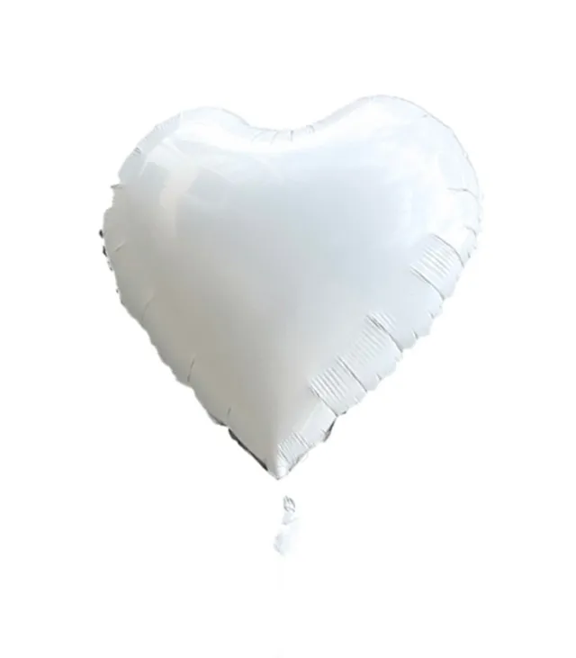 Beyaz Uçan Kalp Balon 45 cm — görünüm 4