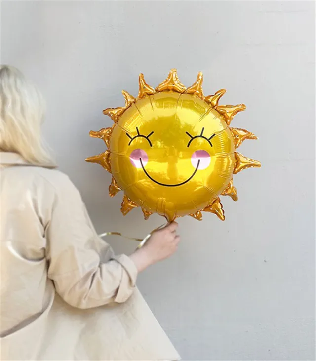 Gülümseyen Güneş Uçan Balon 60 cm — görünüm 4